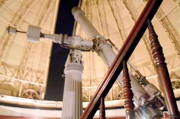 Sous la coupole de l'observatoire astronomique de Strasbourg