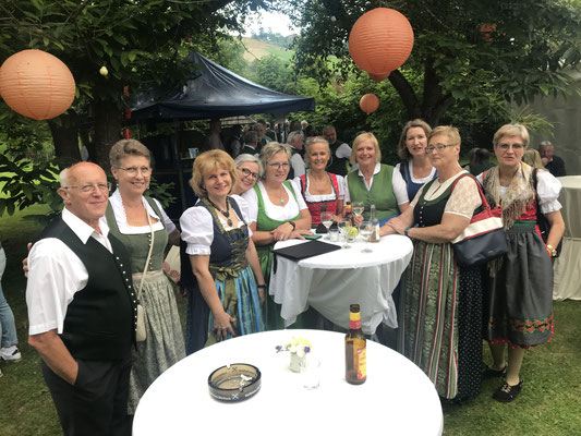 Konzert im Pfarrgarten von Zweinitz