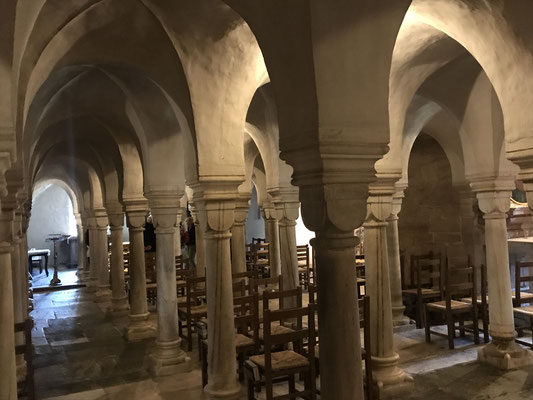 Die Krypta unter dem Dom von Gurk
