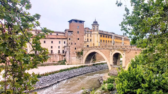 Fußgängerbrücke nach Trastevere