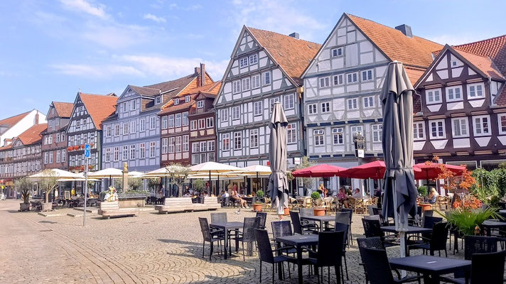 der Marktplatz, heute ohne Markt