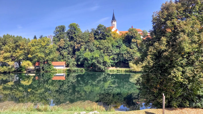 ... es wunderschöne Spiegelungen gibt