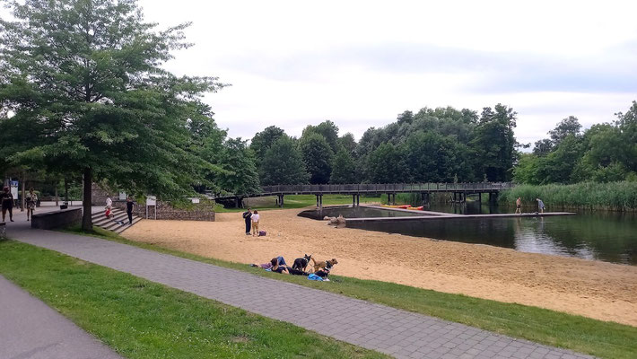 mit einem Strand gleich zu Beginn der Tour hatten wir nun wirklich nicht gerechnet