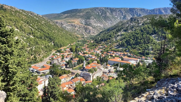 toller Blick über Stolac