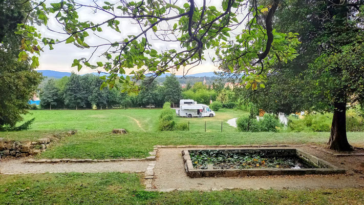 Maggie vom Schlosspark aus gesehen