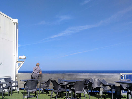 ... und zogen die Terrasse ganz oben vor