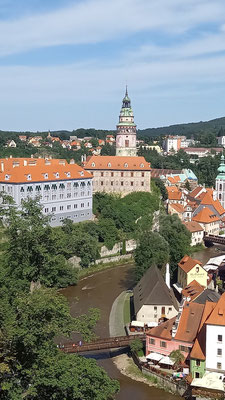 Blick auf einen Teil des Schlosses, der älteste Bau fehlt auf dem Foto