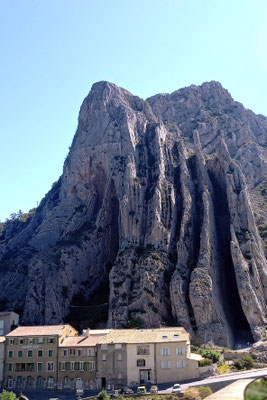 Rocher de la Baume, ein gefächerter Felsen