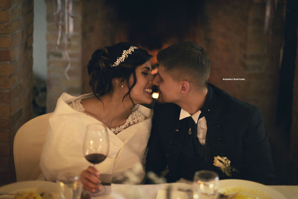 Wedding photography Piemonte - sposi al tramonto romantico