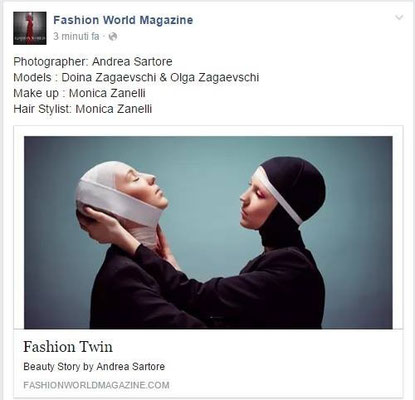 PUBLISHED ON FASHION WORLD MAGAZINE 