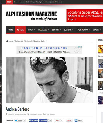 INTERVIEWED BY ALPI FASHION MAGAZINE 