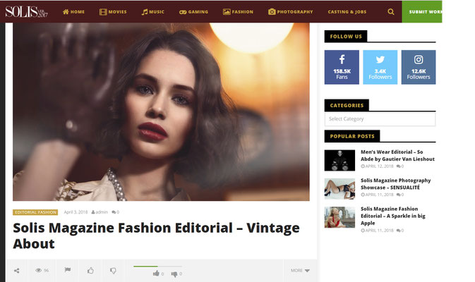 PUBLISHED ON SOLIS MAGAZINE