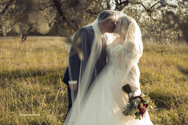 Wedding photography Piemonte - sposi al tramonto romantico