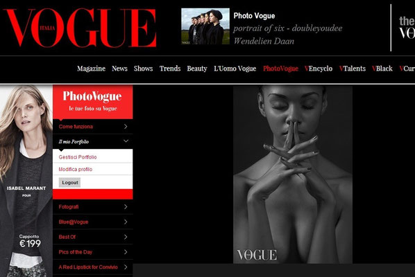 pubblicato su Vogue