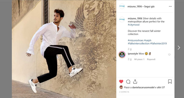 ADVERTISING CAMPAIGN FOR MIZUNO
