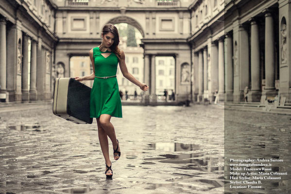 Fotografia moda artistica - shooting creativo in esterno