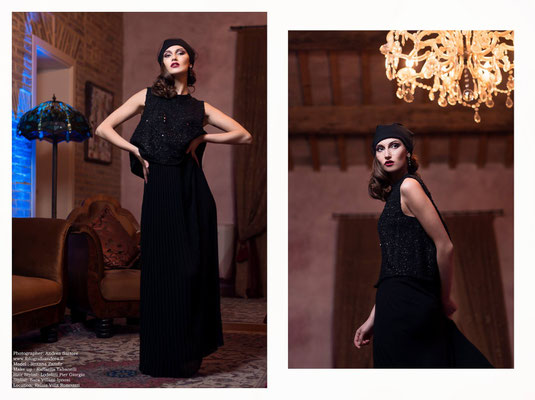 Servizio fotografico moda Torino - look editoriale rivista