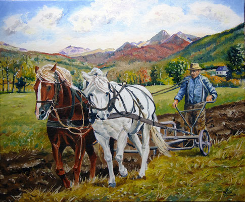Labour, vallée de Mabdaille:46 cm x 38 cm