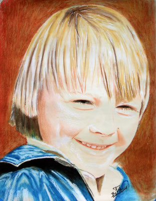 Lionel: pastel sur papier canson: 105 cm x 82 cm