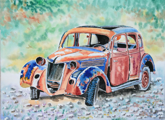Voiture rouillé