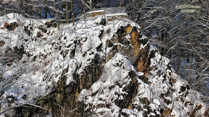 Totenstein im Winter