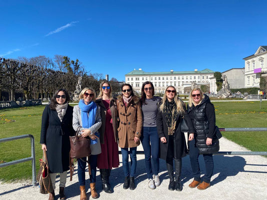 Visita com Jardins do Palácio Mirabell em Salzburgo.