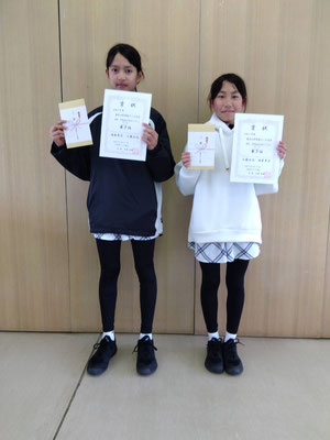 R7 春季中学生女子ダブルス　第３位