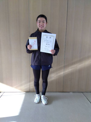 春季中学生以下女子シングルス　第３位