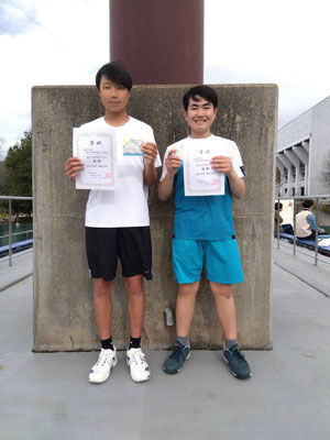 R8 中学生男子ダブルス　優勝