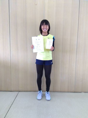 R7 春季中学生女子シングルス　優勝