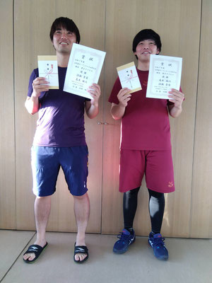 R7 山形県オープン山形大会　男子ダブルス　優勝