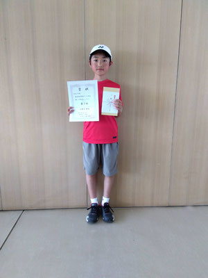 春季小学生男子シングルス　第３位