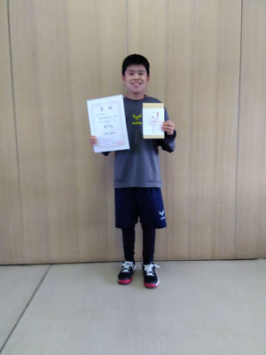 R7 春季小学生男子シングルス　第３位