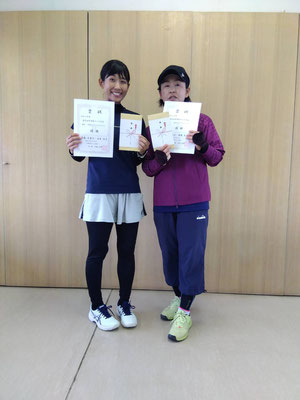 春季女子ダブルス Aクラス 優勝