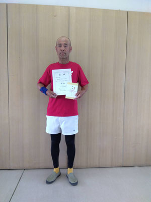 春季 男子シングルス 65歳クラス　優勝