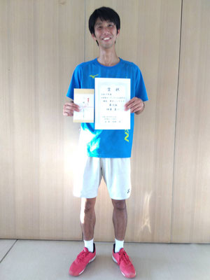 R7 山形県オープン山形大会　男子シングルス　第３位