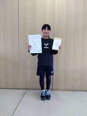 R7 春季小学生女子シングルス　第３位