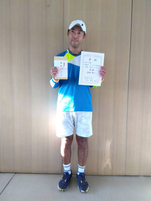 R7 山形県オープン山形大会　男子シングルス　優勝