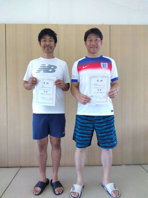R8 春季男子ダブルス45歳クラス　優勝