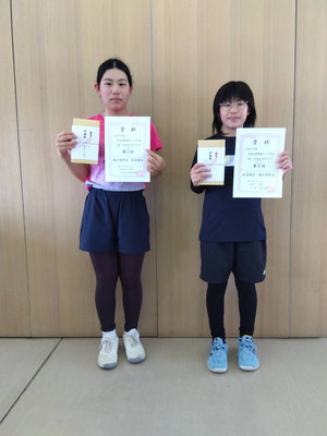 R7 春季小学生女子ダブルス　第２位