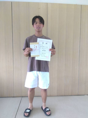 春季 男子シングルス Aクラス　優勝