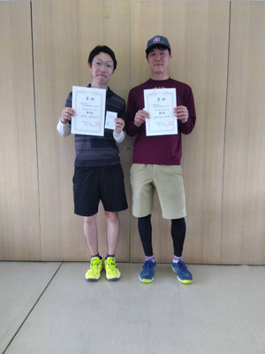 R8 春季男子ダブルスAクラス　第２位