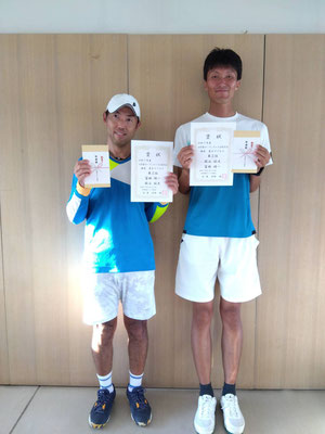 R7 山形県オープン山形大会　男子ダブルス　第２位