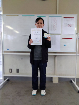 R8 春季中学生女子シングルス　第３位