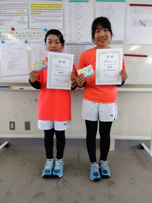 R8 小学生女子ダブルス　第２位