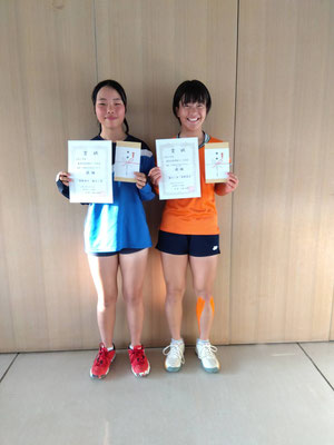 春季中学生以下女子ダブルス　優勝