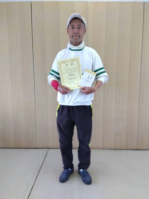 R7 春季シングルス 男子65歳クラス　第２位