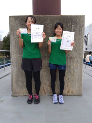 R8 中学生女子ダブルス　優勝