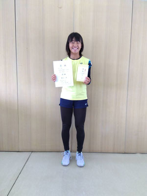 R7 春季中学生女子シングルス　優勝