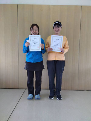 R8 春季女子ダブルスBクラス　第２位